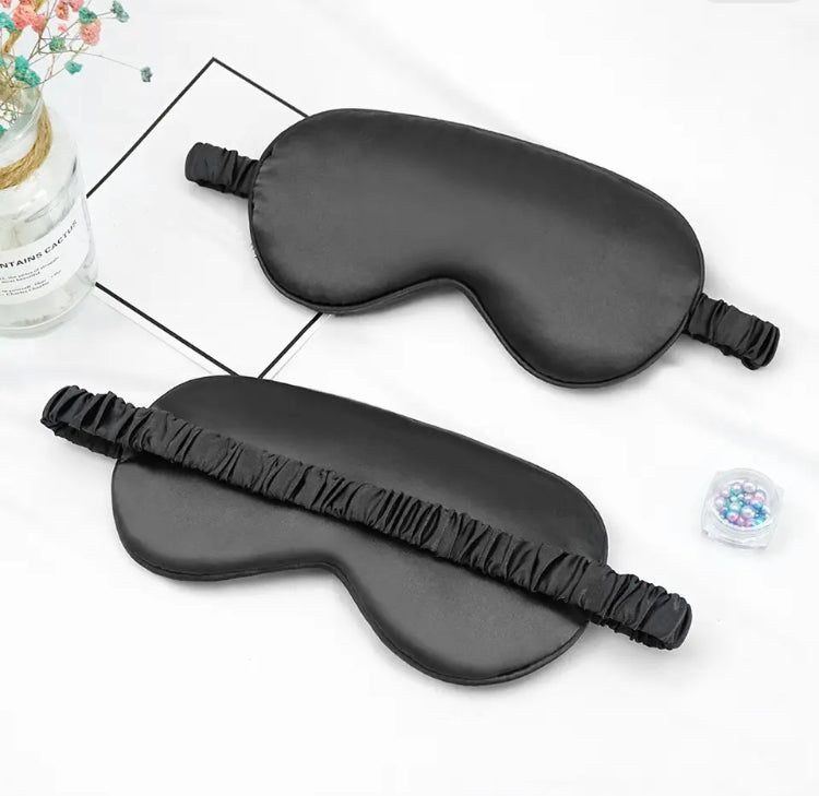 Light satin sleep masks