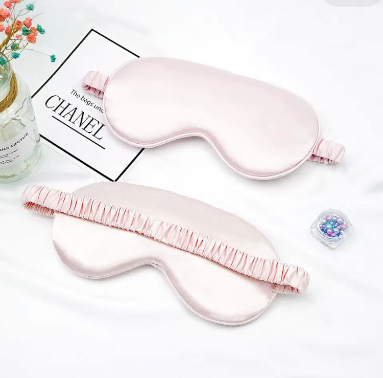 Light satin sleep masks